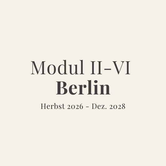 Dreijahres - Training - (Modul II - VI) Berlin - zeit - und - raum - Christian Meyer