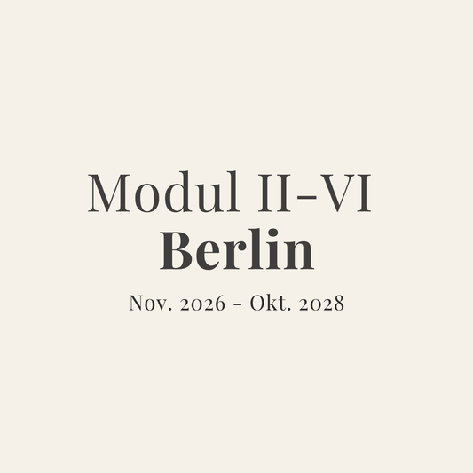 Dreijahres - Training - (Modul II - VI) Berlin - zeit - und - raum - Christian Meyer