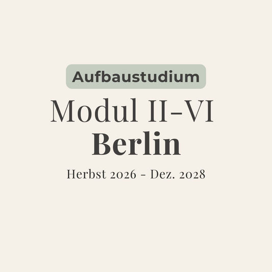 Dreijahres - Training - (Modul II - VI) Berlin - Aufbaustudium - zeit - und - raum - Christian Meyer