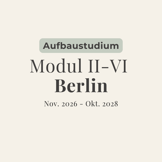 Dreijahres - Training - (Modul II - VI) Berlin - Aufbaustudium - zeit - und - raum - Christian Meyer
