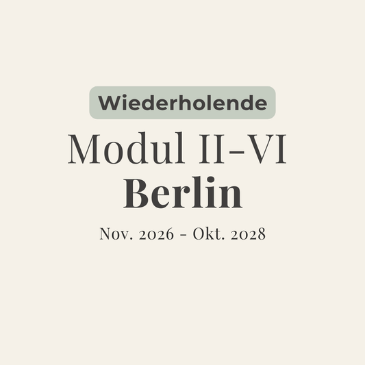 Dreijahres - Training - (Modul II - VI) Berlin - Für Wiederholende - zeit - und - raum - Christian Meyer