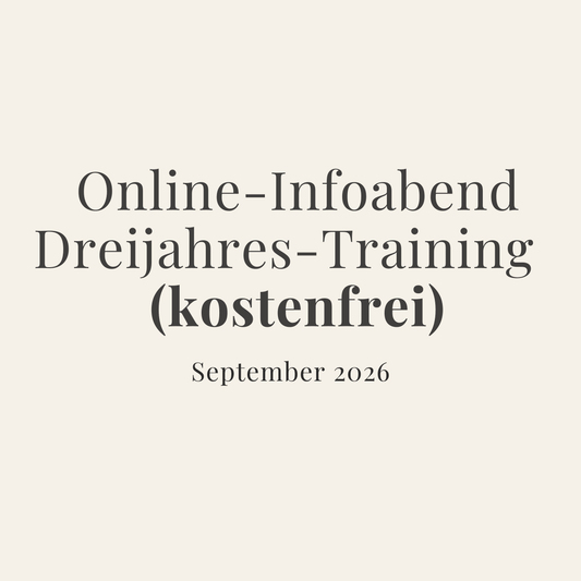 Online-Infoabend zum Dreijahres-Training - Kostenfrei - zeit-und-raum - Christian Meyer